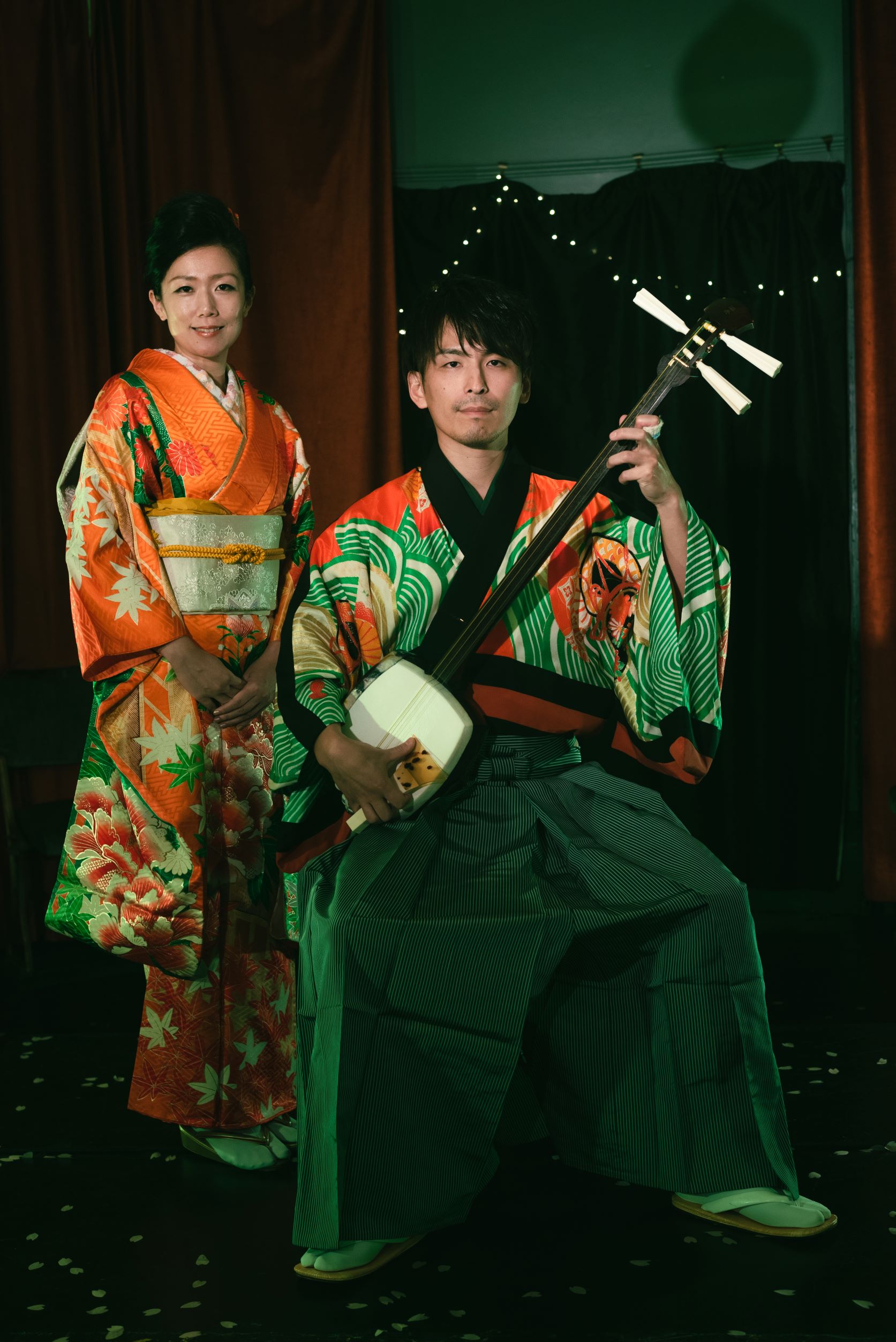 Akari Mochizuki and Hibiki Ichikawa in traditional kimono